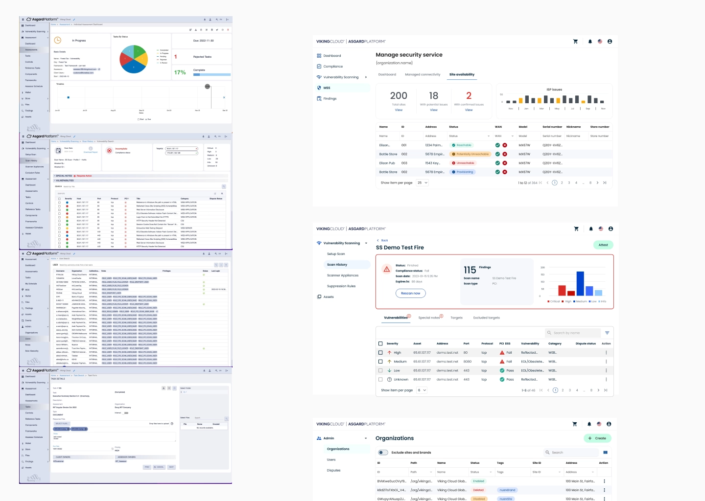 Legacy UI vs. unified common components.