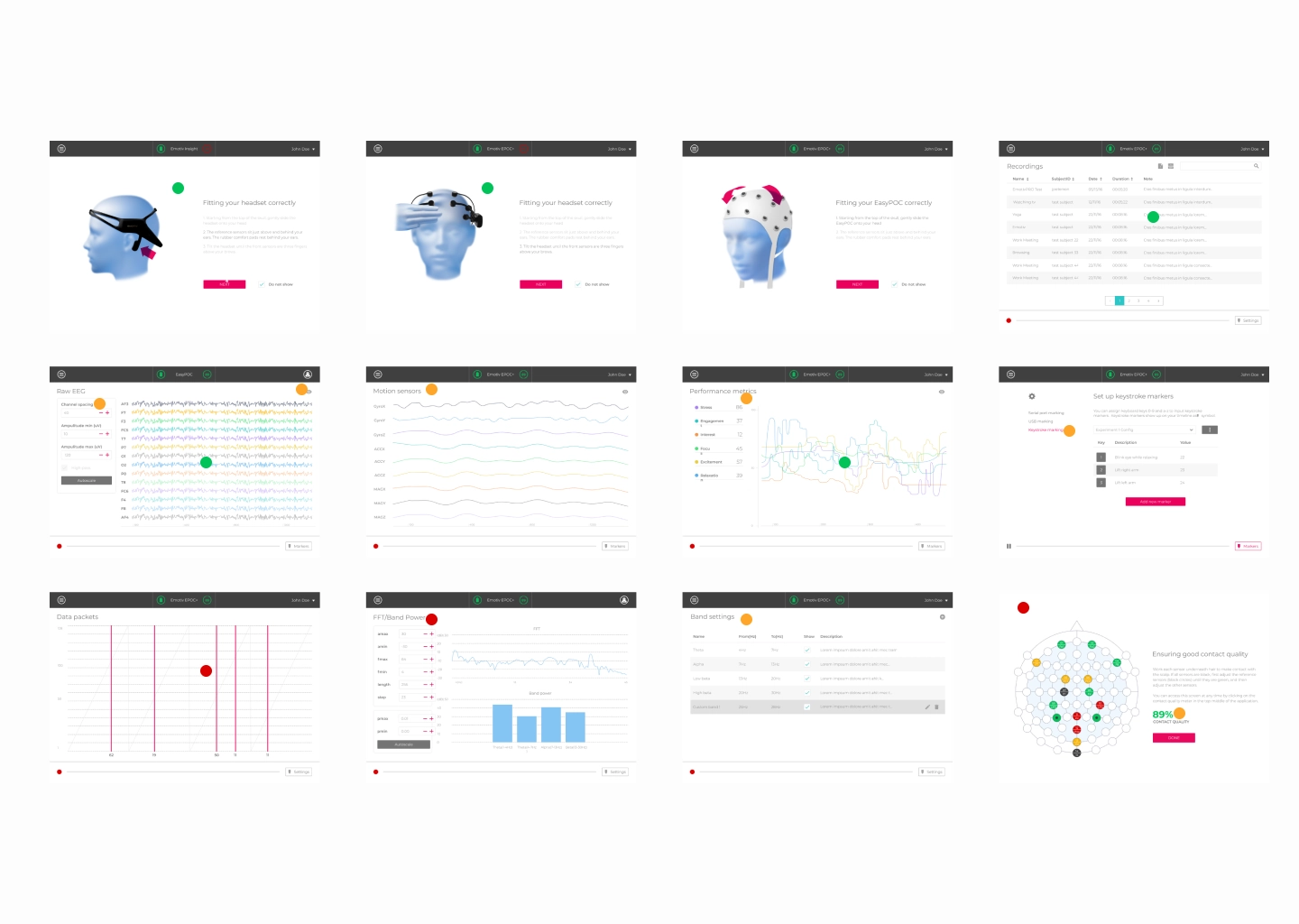 Desktop UI analysis and feature priority votes.