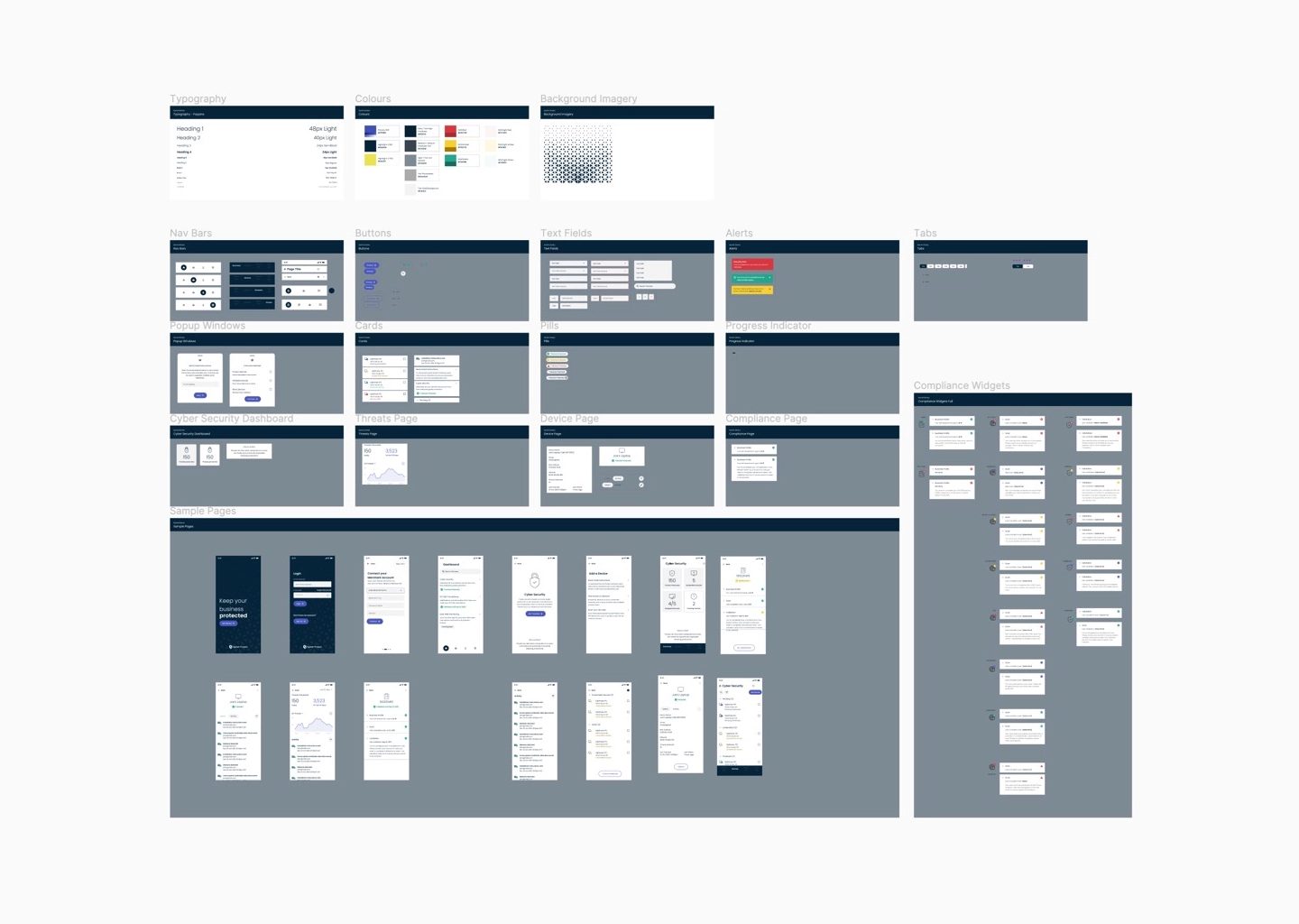 Material Design UI kit adopted for the VikingCloud brand.