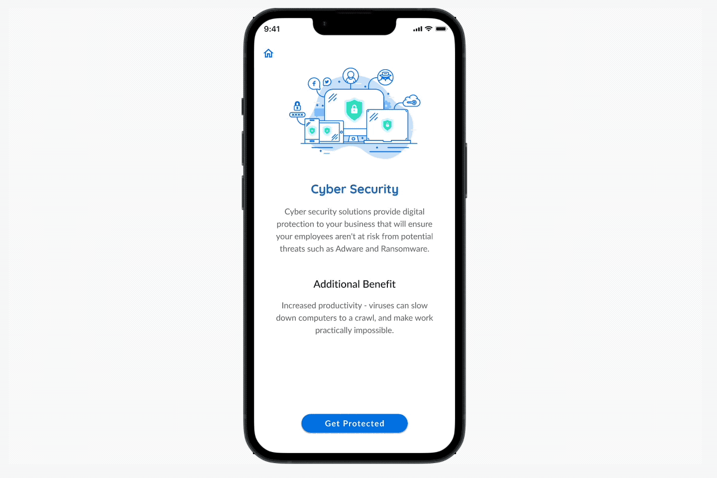 Mobile compliance and cyber-security workflow.