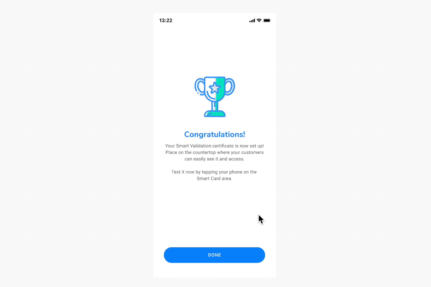 Web certificate preview.