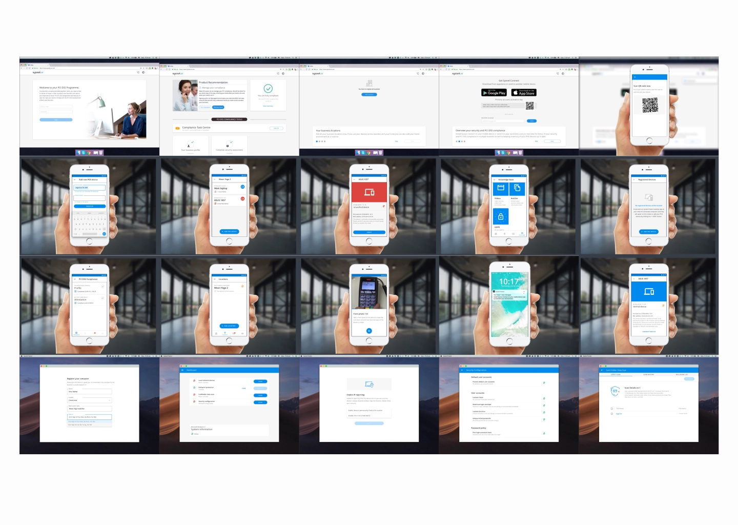 Mid-fidelity prototyping for cross-platform interactions.